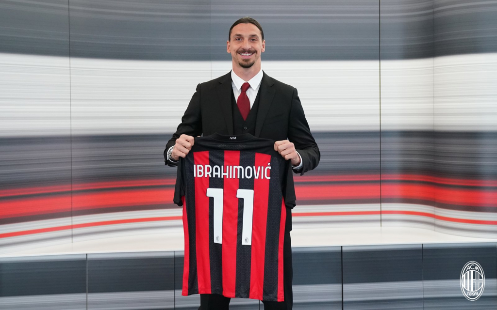 Milan renova com Ibrahimovic até a metade de 2022
