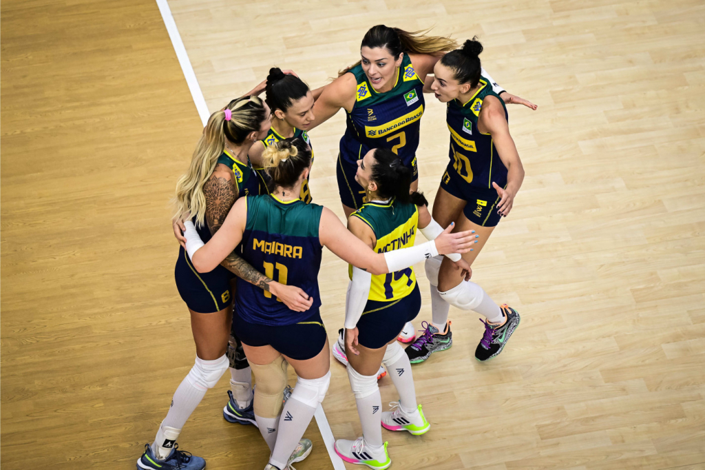 Em jogo eletrizante, Brasil vence Itália no tie-break e sobe na tabela da Liga das Nações de Vôlei Feminino