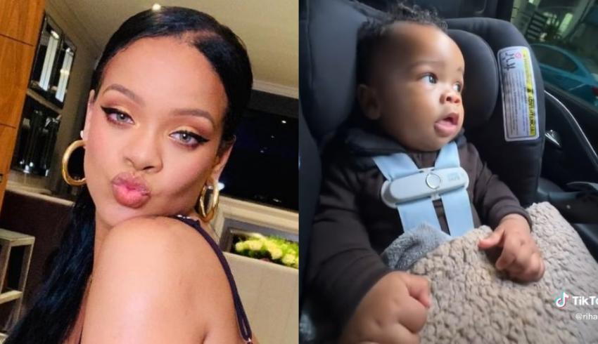 Rihanna surpreende fãs e mostra rosto do filho pela primeira vez; assista ao vídeo