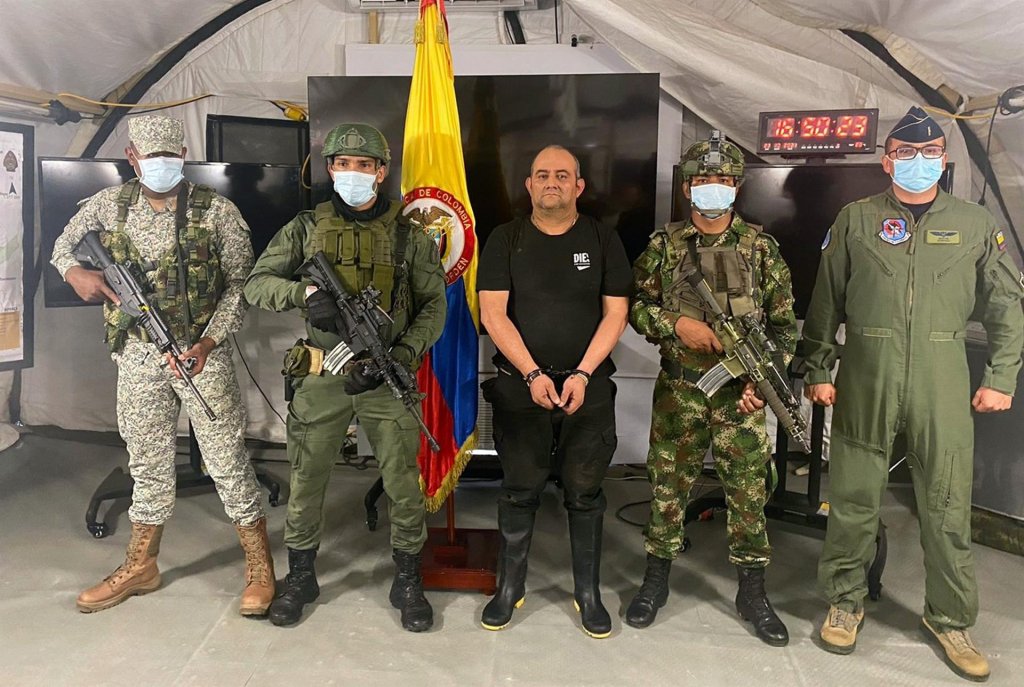 Colômbia prende ‘Otoniel’, traficante mais procurado do país