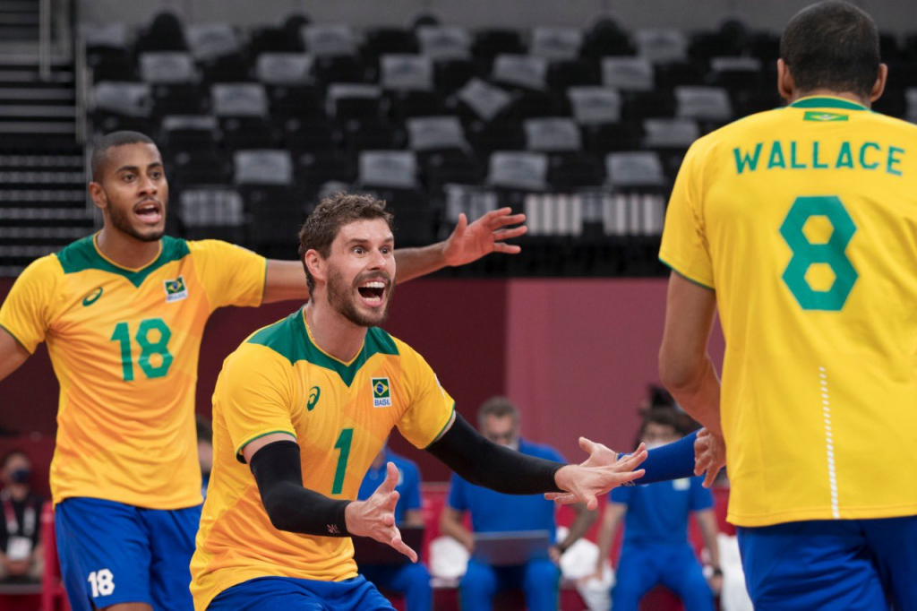 Bruninho diz que Brasil não pode ‘baixar a guarda’ na Liga das Nações e aponta adversário mais difícil