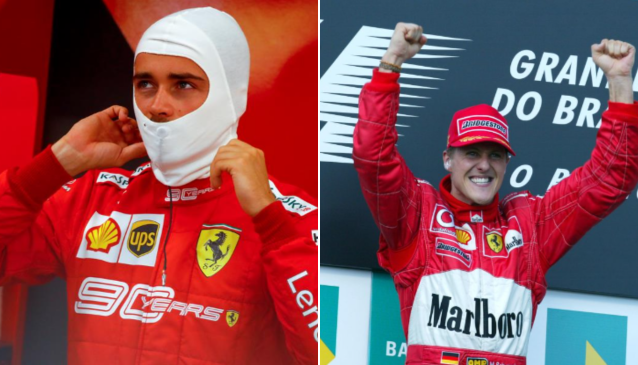 Chefe da Ferrari faz comparação entre Charles Leclerc e Michael Schumacher