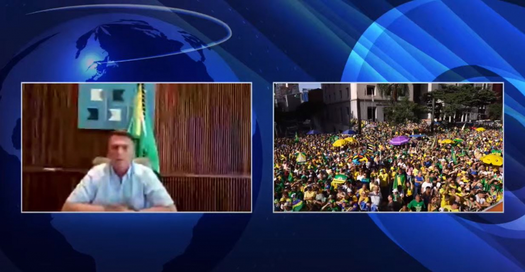Em discurso por vídeo, Bolsonaro diz que deve ‘lealdade’ aos apoiadores
