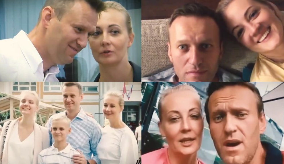 Esposa de Navalny se despede do marido de forma virtual: ‘Não sei viver sem você’