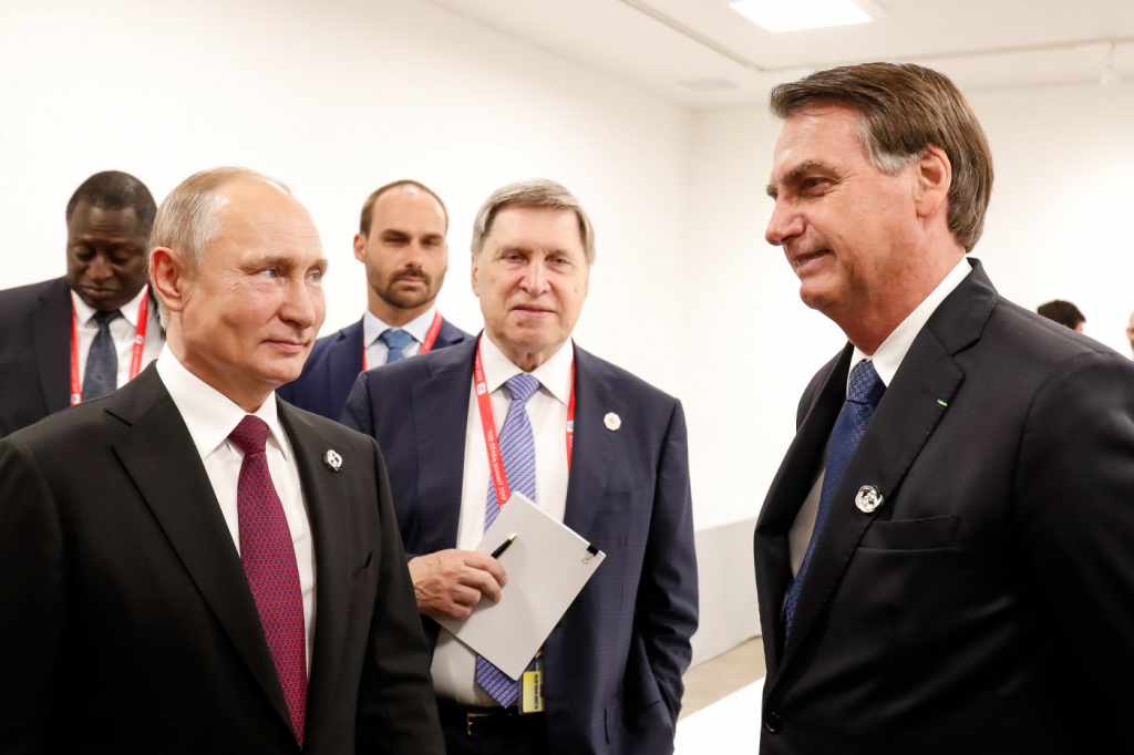 Bolsonaro defende encontro com Putin para avanço do comércio bilateral