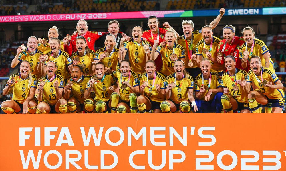 Suécia vence Austrália por 2 a 0 e fica com terceiro lugar na Copa do Mundo Feminina