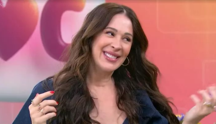 Claudia Raia surpreende ao revelar sexo do bebê ao vivo para Ana Maria Braga