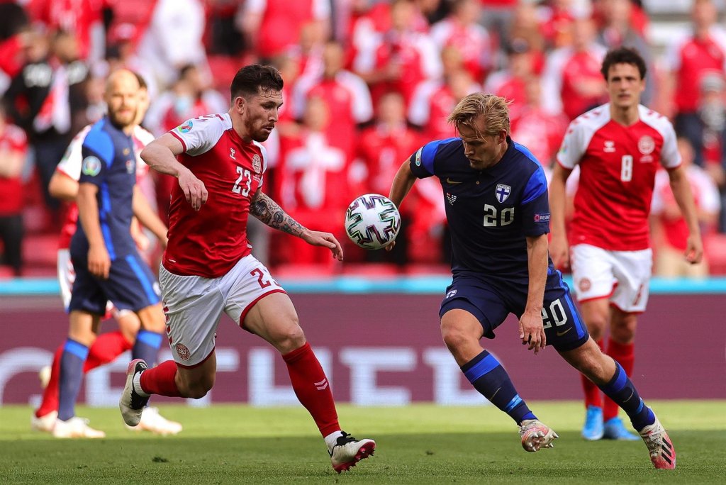 Em jogo marcado por susto de Eriksen, Dinamarca é derrotada pela Finlândia na Eurocopa