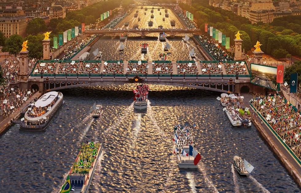Cerimônia de abertura das Olimpíadas de Paris 2024 será realizada no Rio Sena
