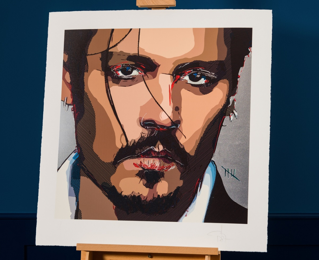Johnny Depp vende autorretrato sobre época de disputa com Amber Heard; confira o preço