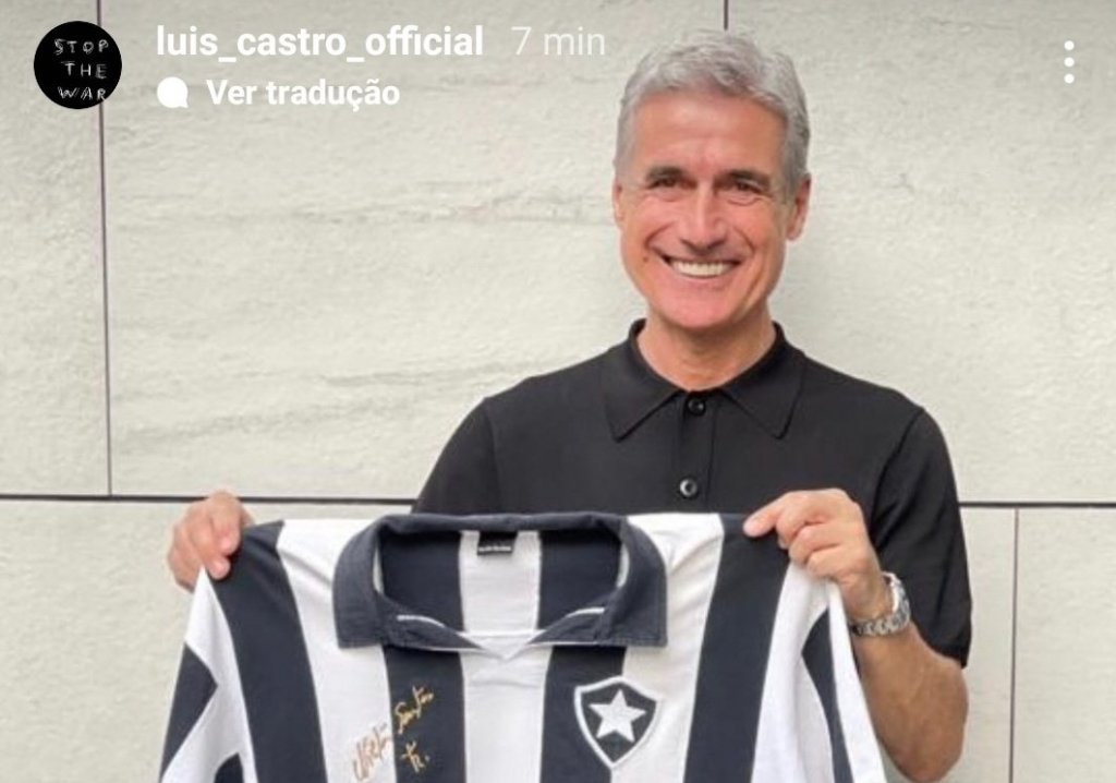 Luís Castro confirma acerto com o Botafogo: ‘Pronto para iniciar a caminhada’