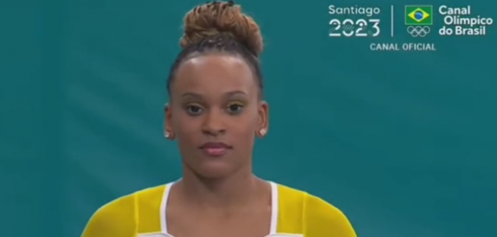 Rebeca Andrade brilha com salto incrível e conquista primeiro ouro em Jogos Pan-Americanos; assista