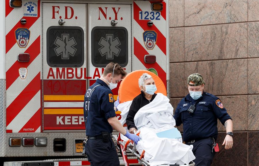 EUA contabilizam 2.439 novas mortes por Covid-19 em 24 horas