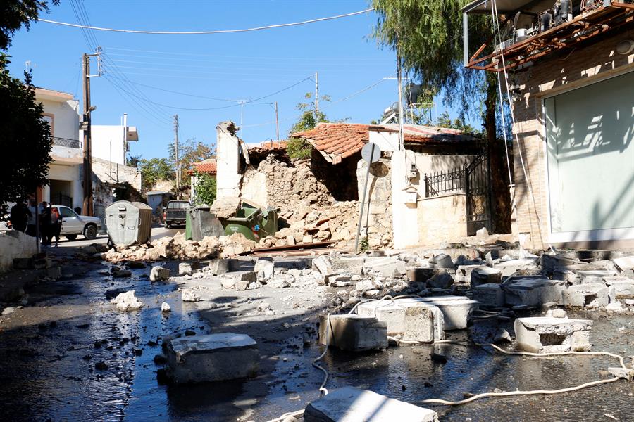Terremoto de magnitude 5,8 atinge a ilha grega de Creta e deixa ao menos um morto