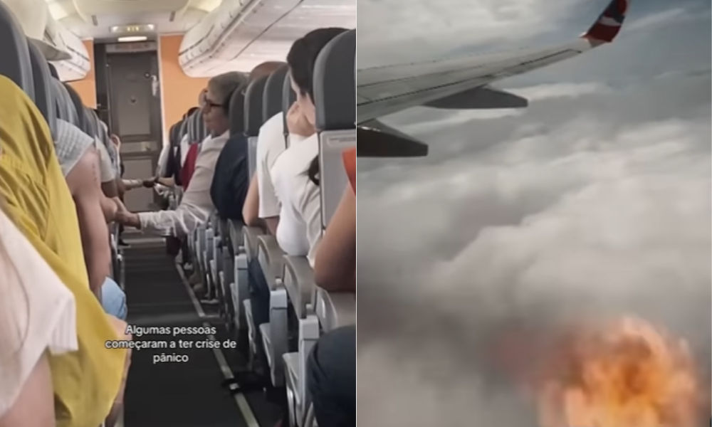 Turbina de avião explode em ponte aérea Rio-São Paulo; veja vídeo