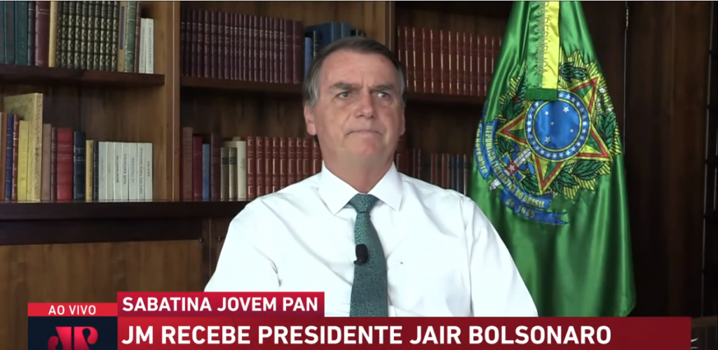 ‘Se não fosse eu o presidente, o Brasil já estaria em uma ditadura’, afirma Jair Bolsonaro