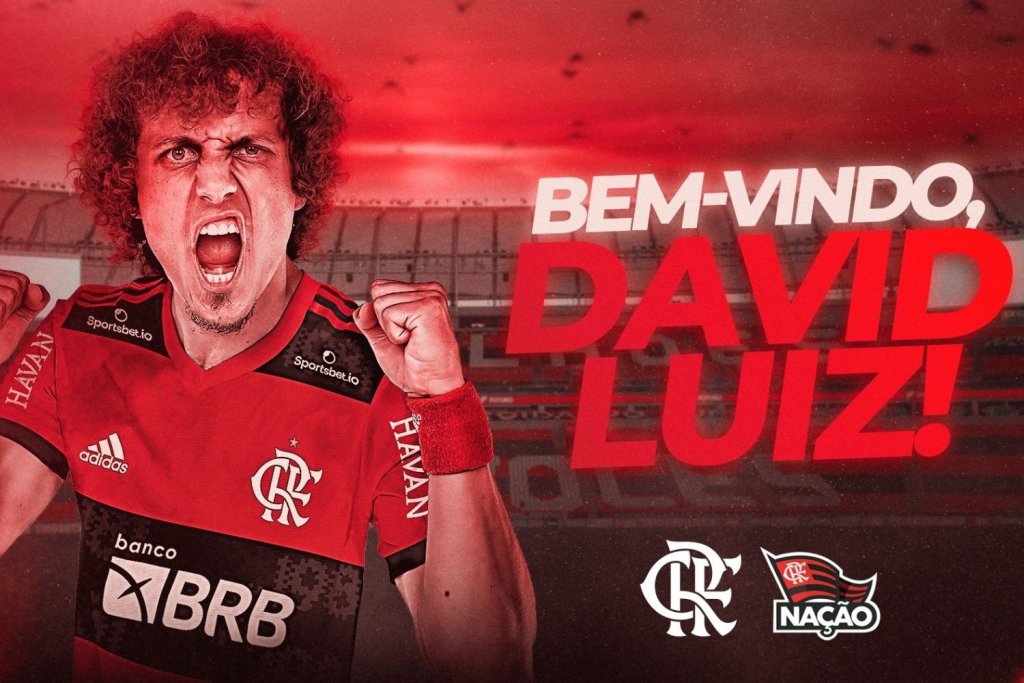 Flamengo anuncia a contratação de David Luiz