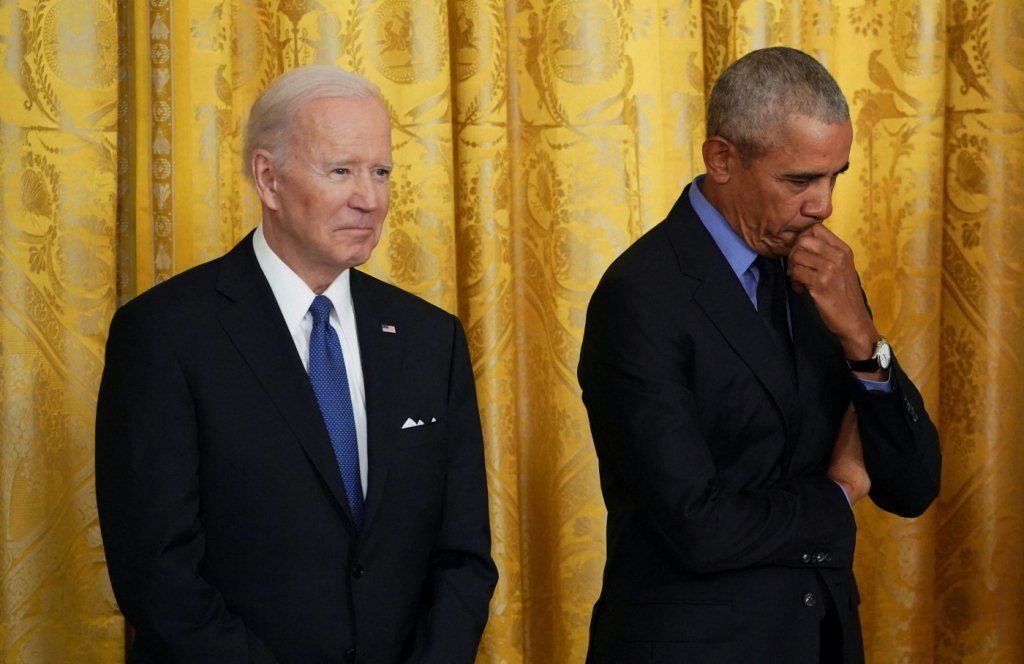 Obama faz piada e chama Biden de ‘vice-presidente’ durante visita à Casa Branca