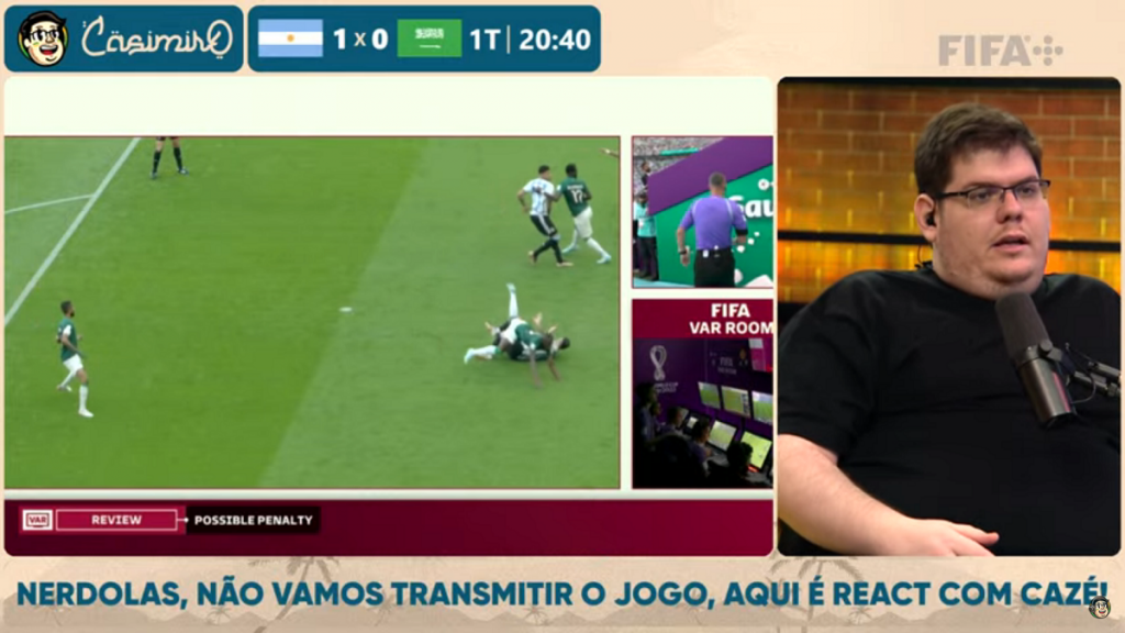 Fenômeno do streaming, Casimiro inova nas transmissões da Copa do Catar; entenda o porquê do sucesso