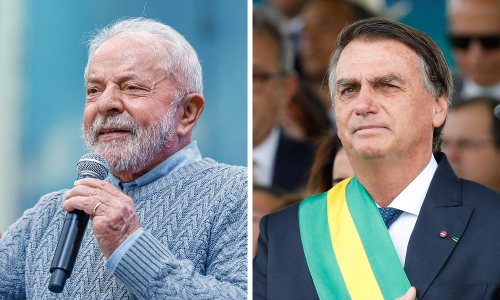 Na TV, Bolsonaro diz que concluiu obras do PT; Lula defende prestígio internacional de seu governo