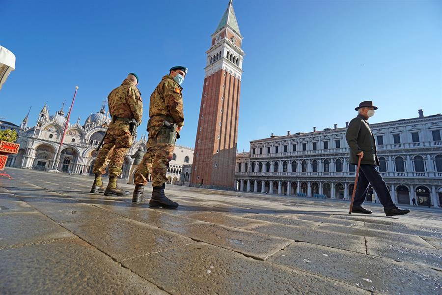 Itália prolonga estado de emergência até 30 de abril devido à Covid-19