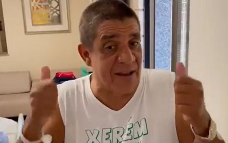 Com Covid-19, Zeca Pagodinho faz vídeo em hospital falando do seu estado de saúde
