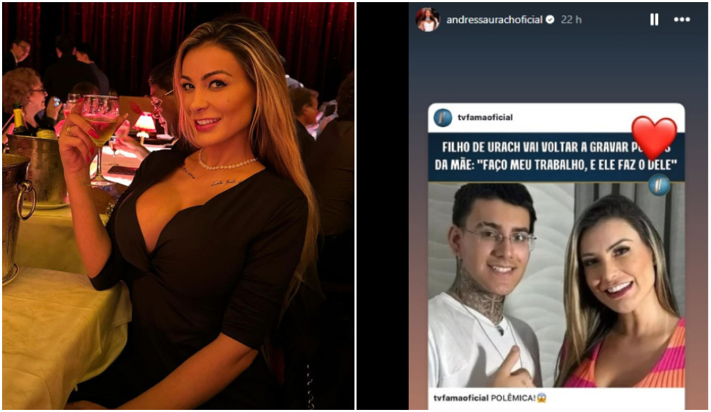 Andressa Urach e filho Arthur retomarão gravações de conteúdos adultos 