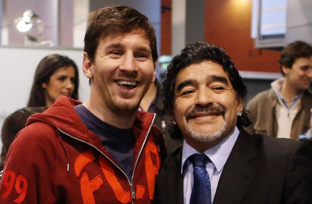 Messi e Neymar lamentam morte do ídolo Maradona: ‘Diego é eterno’