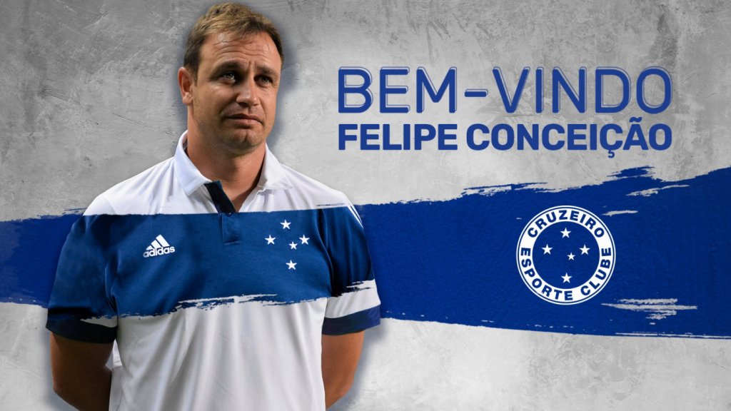 Cruzeiro anuncia a contratação do técnico Felipe Conceição, ex-Guarani