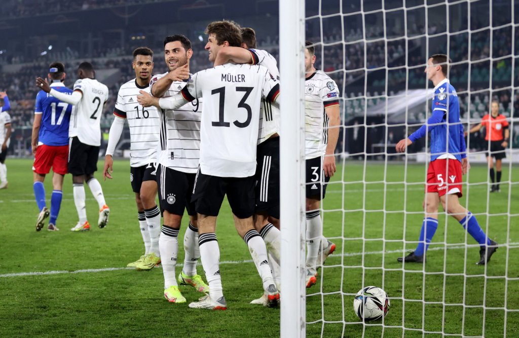 Eliminatórias: Alemanha goleia Liechtenstein por 9 a 0; Portugal empata com a Irlanda