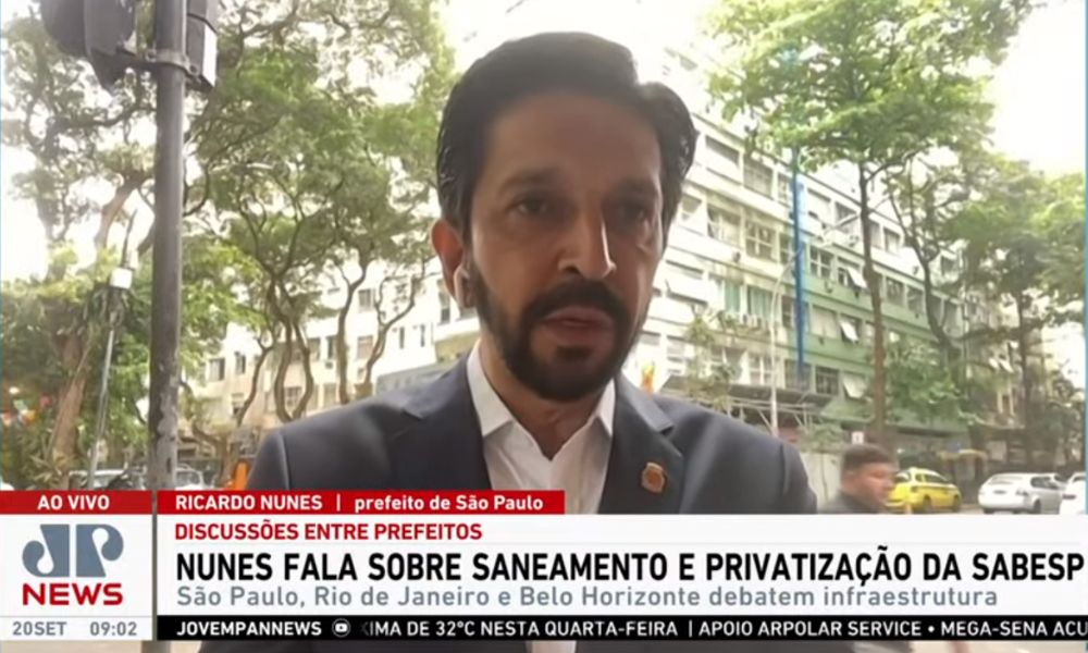‘Se não houver benefício, não vai andar’, afirma prefeito de São Paulo sobre privatização da Sabesp