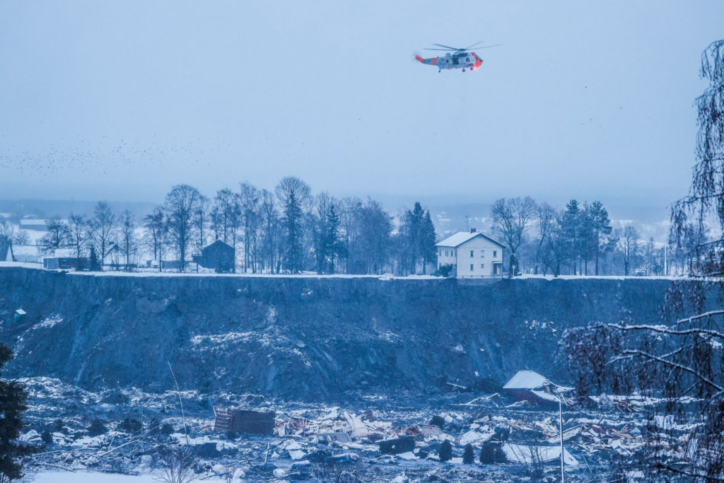 Deslizamento de terra na Noruega deixa 10 feridos