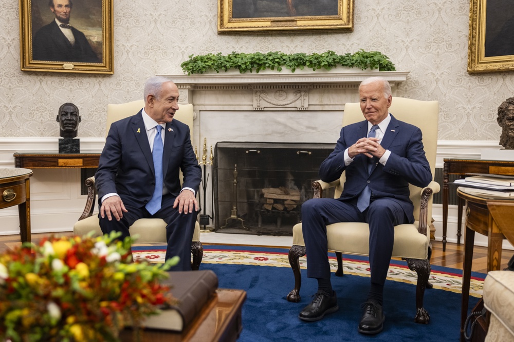 Em reunião para discutir guerra em Gaza, Netanyahu diz que trabalhará com Biden ‘nos próximos meses’ 