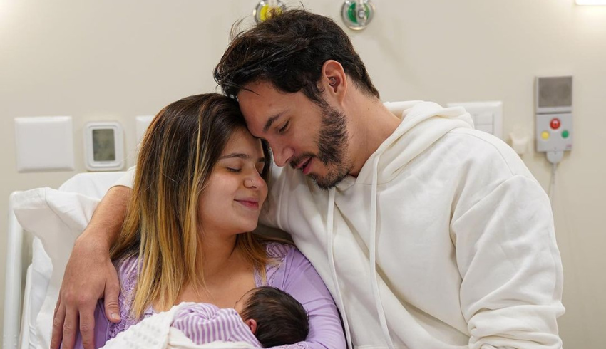 Viih Tube e Eliezer anunciam nascimento da filha quatro dias após o parto