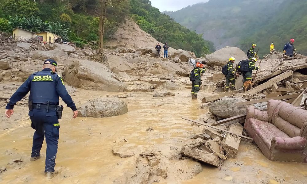 Deslizamento de terra na Colômbia mata ao menos 14 pessoas e deixa dez desaparecidas