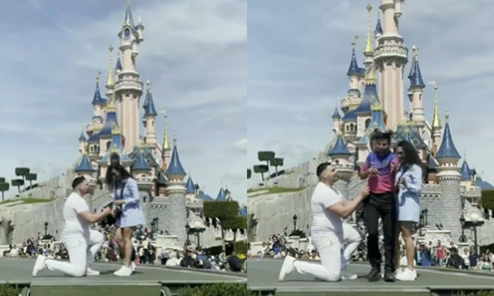 Funcionário da Disney toma aliança de noivo e impede pedido de casamento; veja vídeo