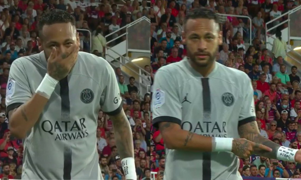 Neymar homenageia Jô Soares em gol pelo PSG: ‘Beijo pro gordo’