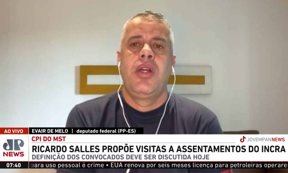 Deputado Evair de Melo diz que ala governista quer ‘desestabilizar os trabalhos’ da CPI do MST