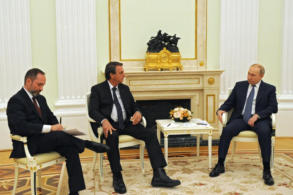 Após reunião com Putin, Bolsonaro agradece ‘defesa da soberania da Amazônia’