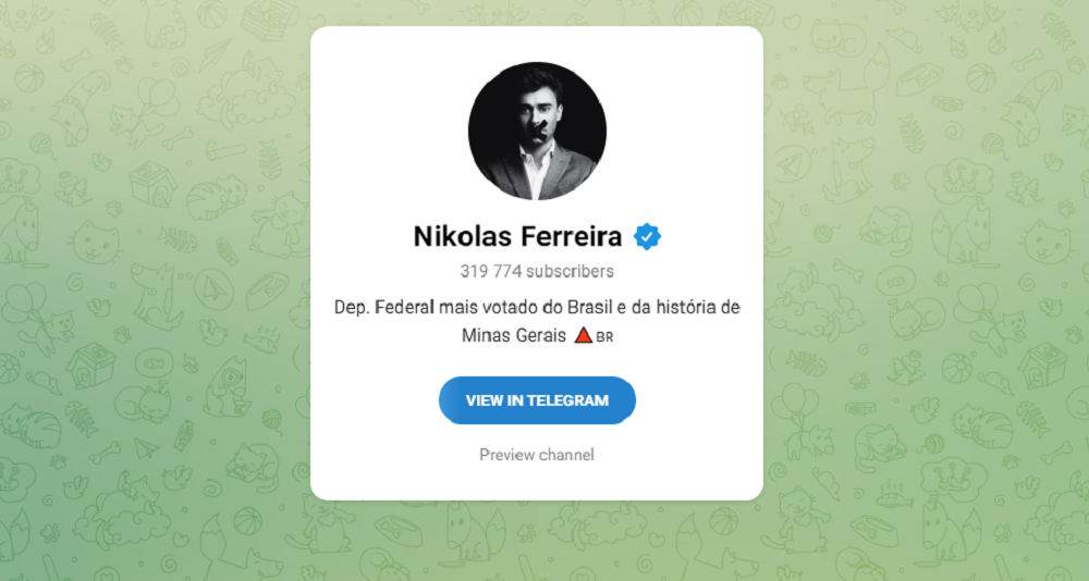 Telegram é multado em R$ 1,2 milhão por descumprir ordem de Moraes e não bloquear conta de Nikolas Ferreira