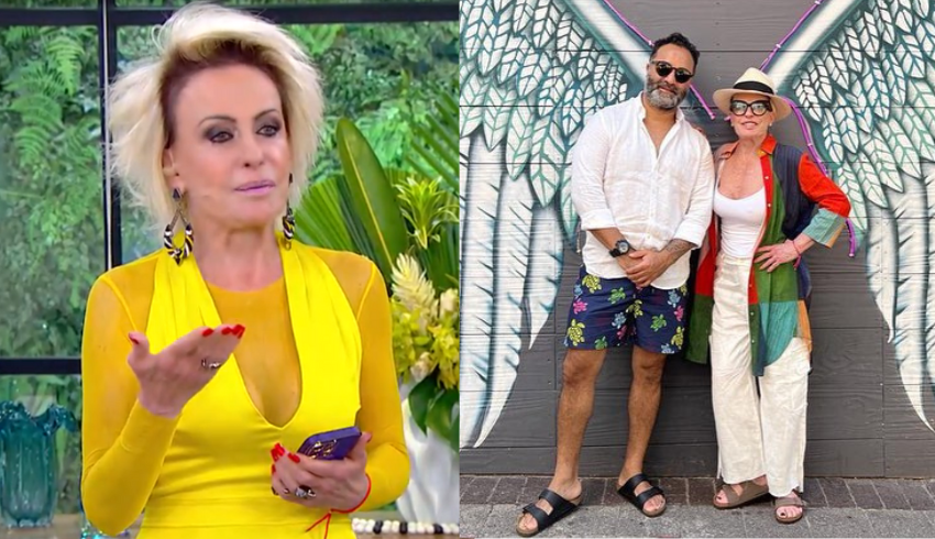 Após rumores, Ana Maria Braga mostra fotos e fala de namorado ao vivo na Globo