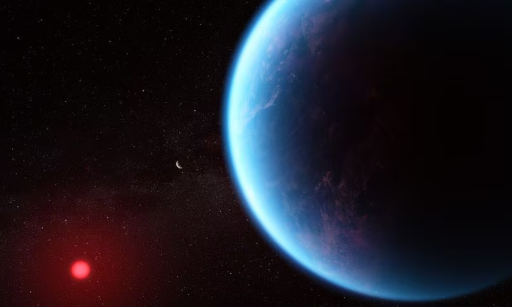 Telescópio James Webb detecta moléculas de metano em atmosfera de exoplaneta