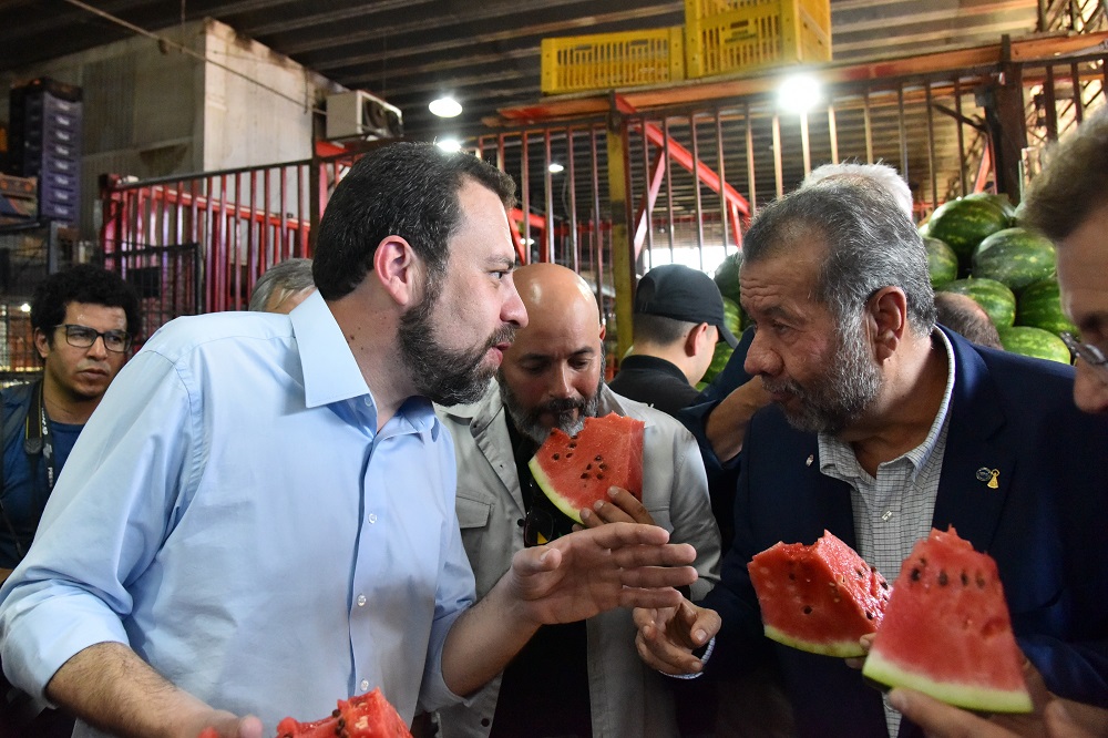 Boulos diz que parceria entre prefeitura e Ceagesp pode ajudar a reduzir o desperdício de alimentos