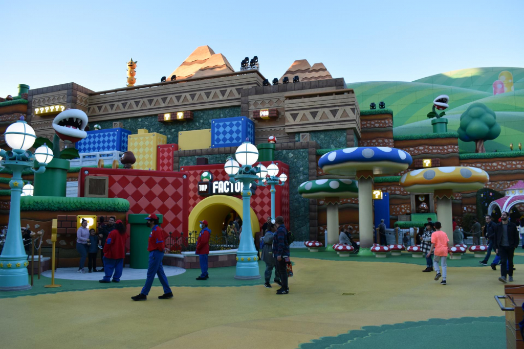 Parque temático de Mario Bros inaugura na Universal Studios Hollywood