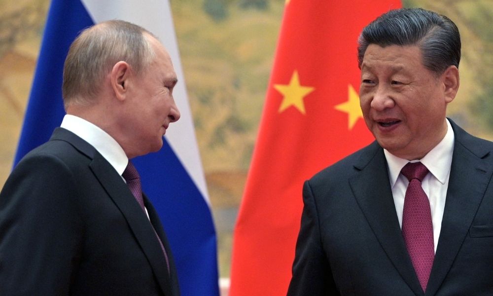 China garante a Rússia apoio a segurança e soberania em meio a guerra na Ucrânia