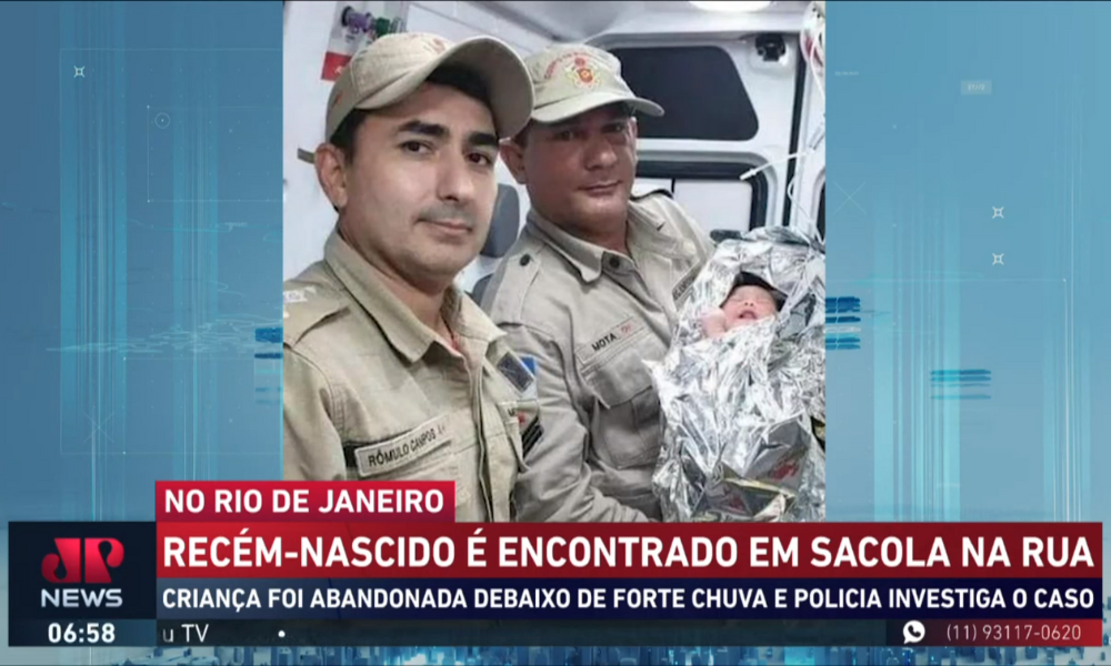 Bebê de 4 dias é encontrado em sacola plástica em São Gonçalo