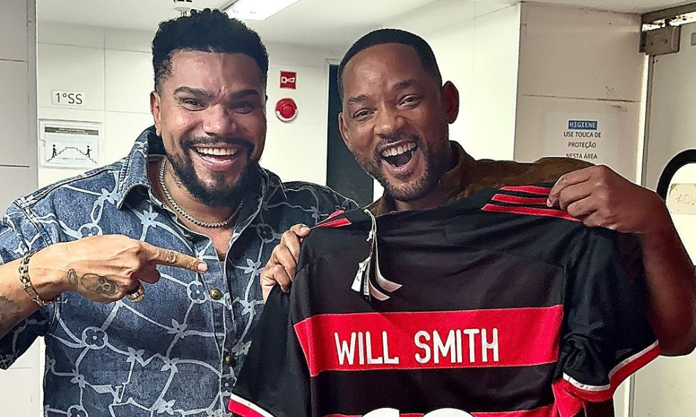 No Rock in Rio, Naldo reencontra Will Smith após 11 anos