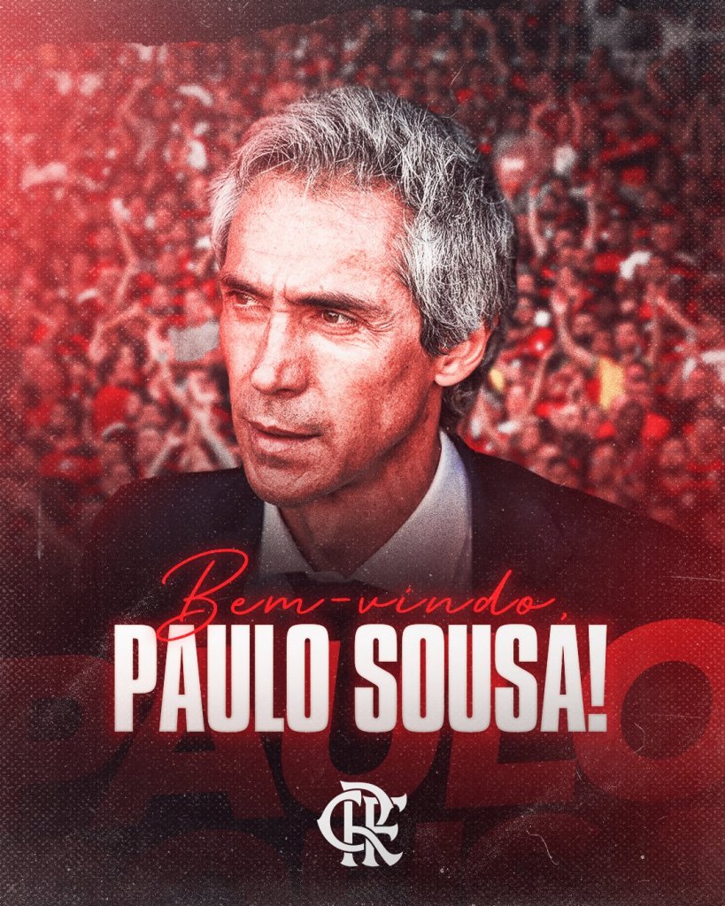 Flamengo anuncia contratação de Paulo Sousa como técnico