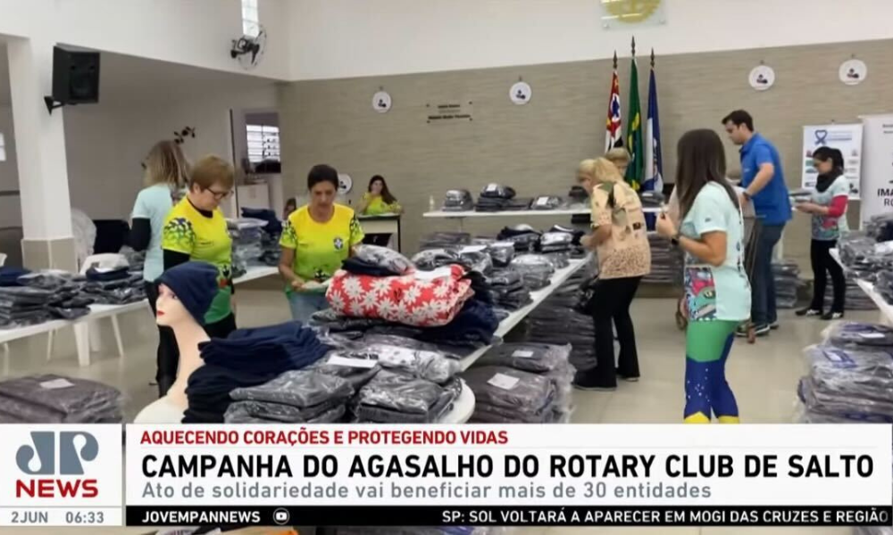 Ação social destina cobertores e roupas a entidades no interior de São Paulo