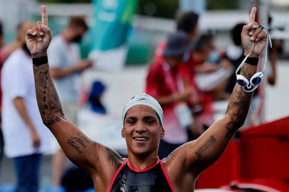 Brasileira Ana Marcela Cunha ganha medalha bronze no Mundial de Esportes Aquáticos